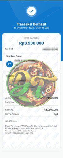 Bukti Pembayaran JP Darutoto 1